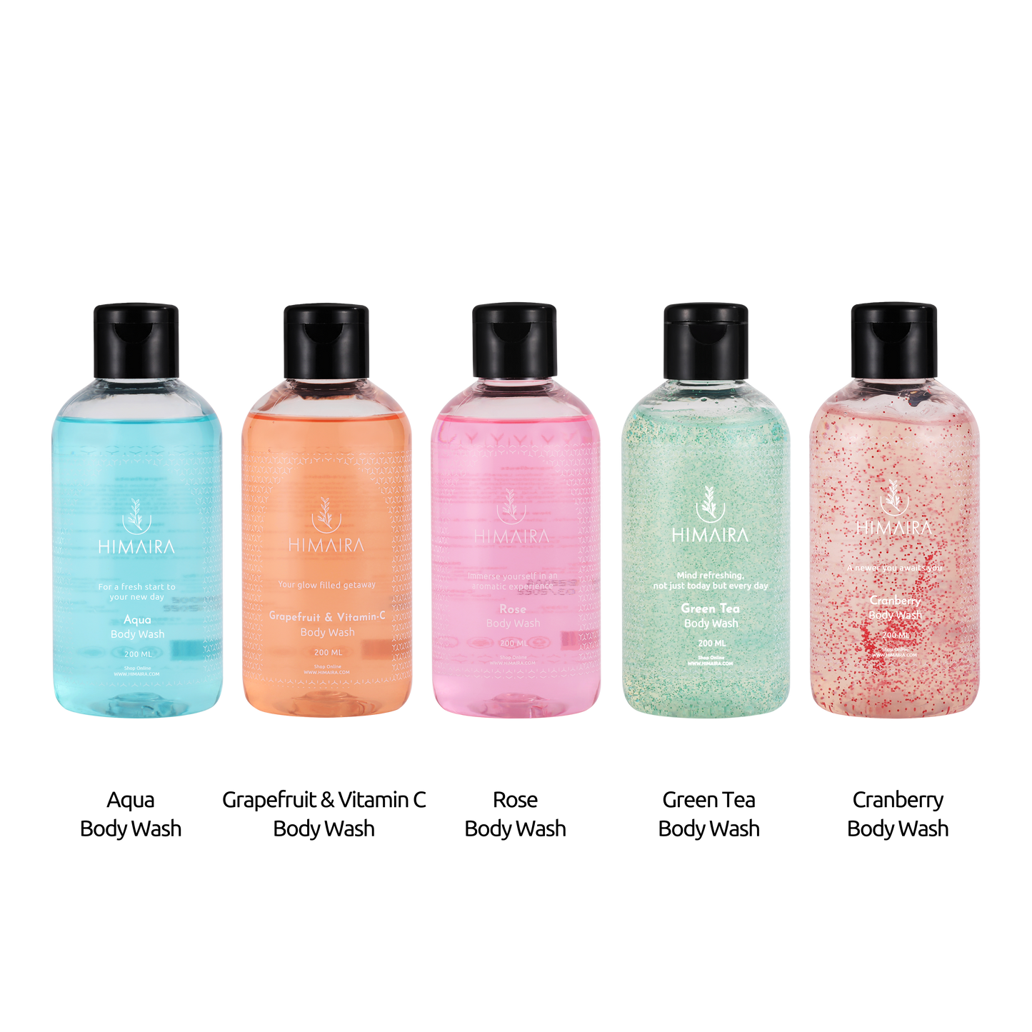 Pack of 5 Body Washes