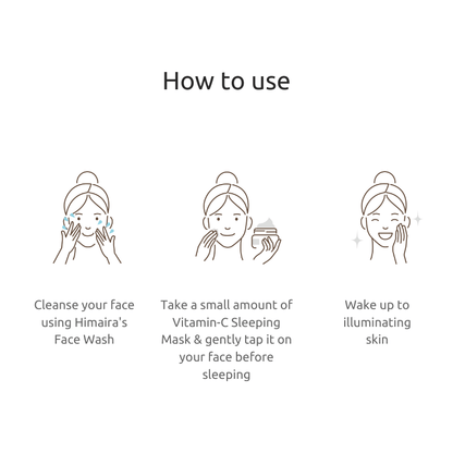 Vitamin C Sleeping Mask - Himaira