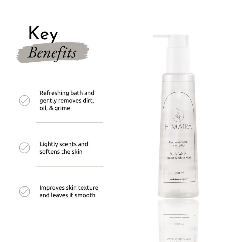 Vanilla White Musk Body Wash