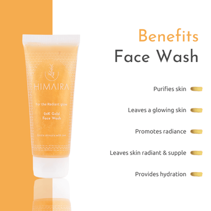 24K Gold Face Wash - Himaira
