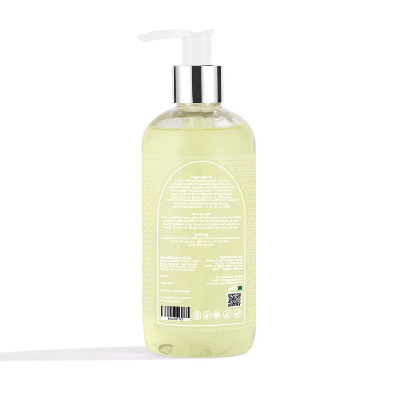 Lemon & Basil Hand Wash - Himaira